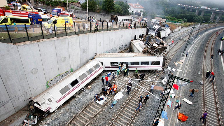 Accidente de tren en Santiago de Compostela: análisis legal e indemnizaciones
